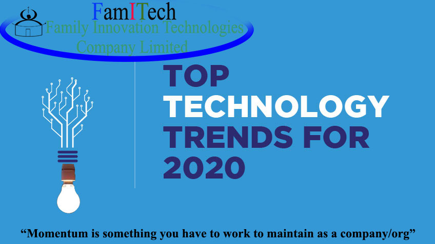 Top 5 Technology Trends for 2020